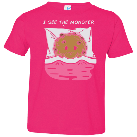 T-Shirts Hot Pink / 2T I see the monster Toddler Premium T-Shirt