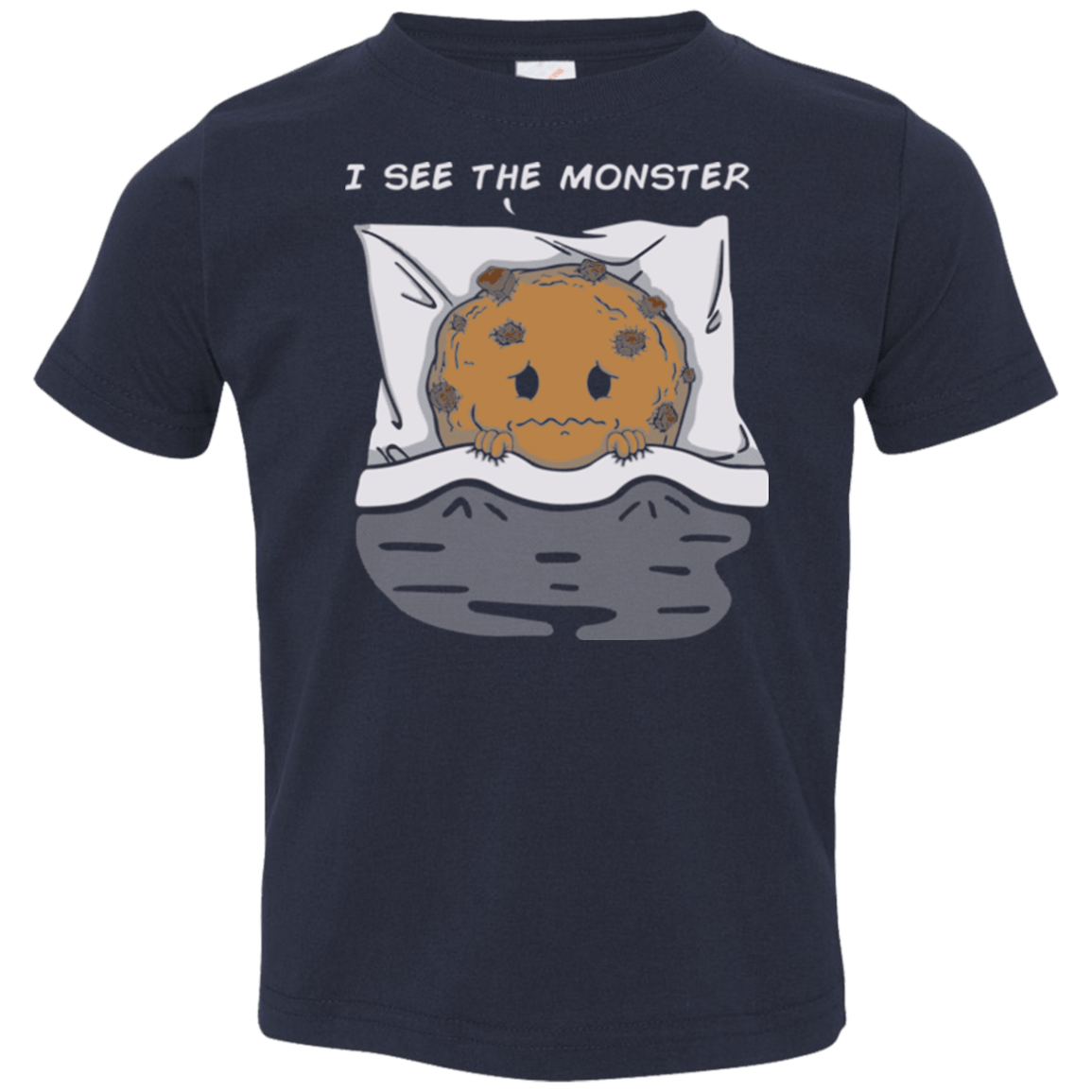 T-Shirts Navy / 2T I see the monster Toddler Premium T-Shirt