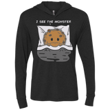 T-Shirts Vintage Black / X-Small I see the monster Triblend Long Sleeve Hoodie Tee