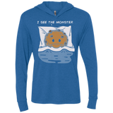 T-Shirts Vintage Royal / X-Small I see the monster Triblend Long Sleeve Hoodie Tee
