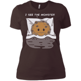 T-Shirts Dark Chocolate / X-Small I see the monster Women's Premium T-Shirt