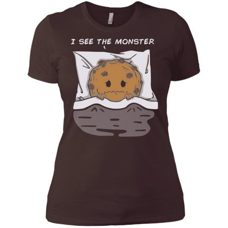 T-Shirts Dark Chocolate / X-Small I see the monster Women's Premium T-Shirt