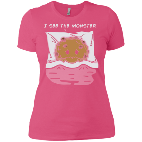 T-Shirts Hot Pink / X-Small I see the monster Women's Premium T-Shirt