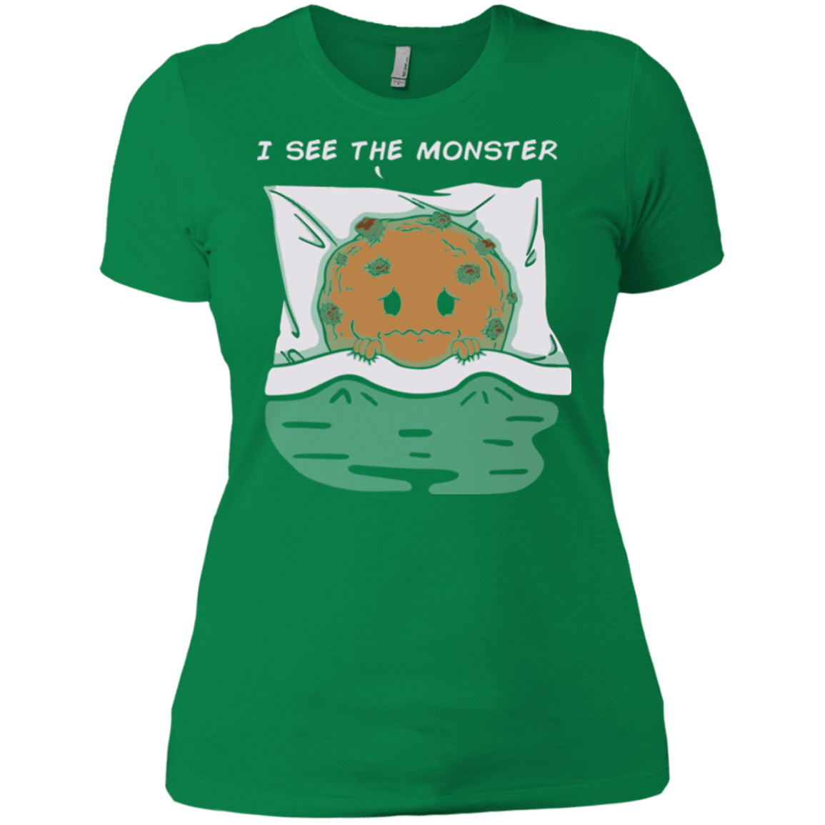 T-Shirts Kelly Green / X-Small I see the monster Women's Premium T-Shirt