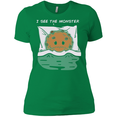T-Shirts Kelly Green / X-Small I see the monster Women's Premium T-Shirt