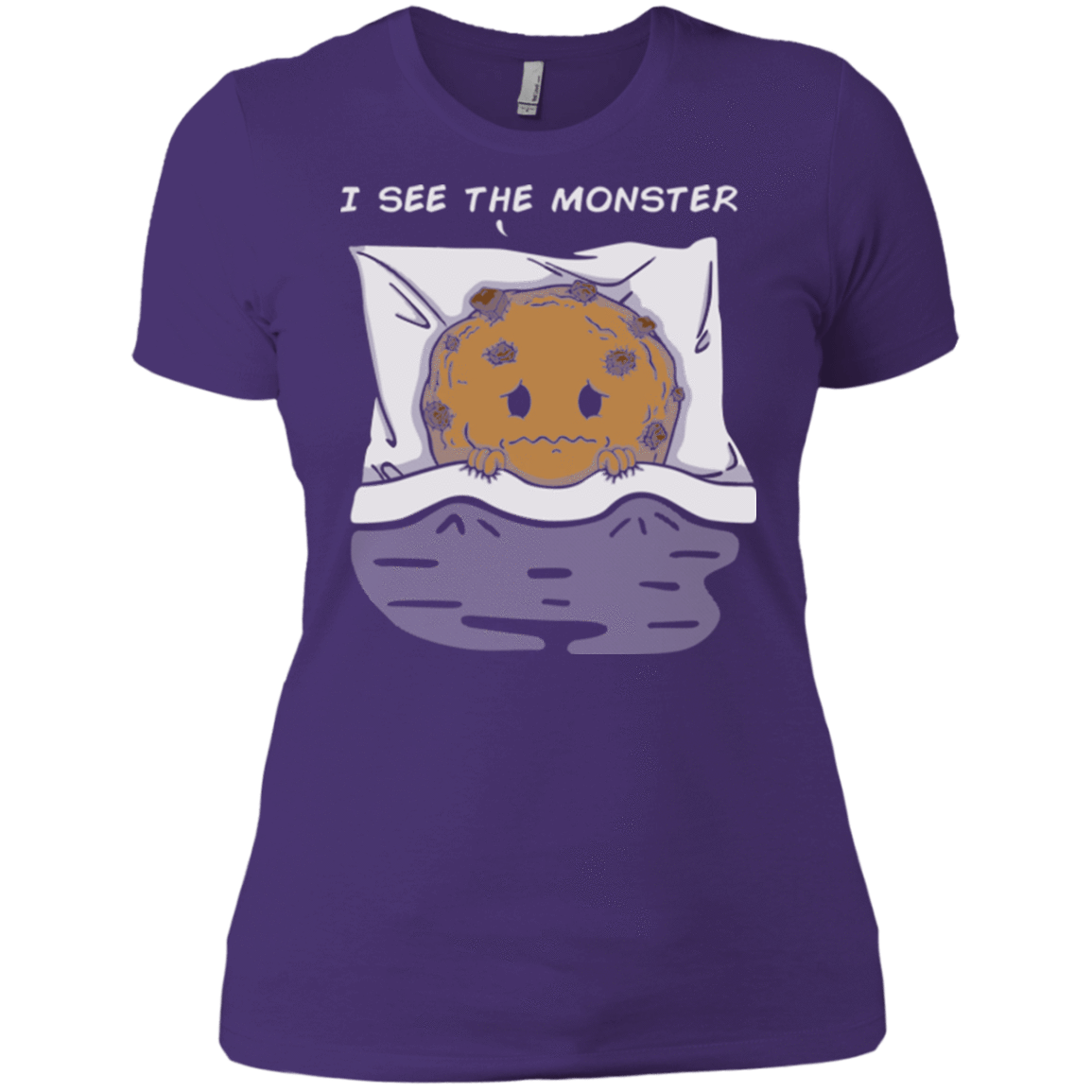 T-Shirts Purple / X-Small I see the monster Women's Premium T-Shirt