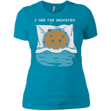 T-Shirts Turquoise / X-Small I see the monster Women's Premium T-Shirt