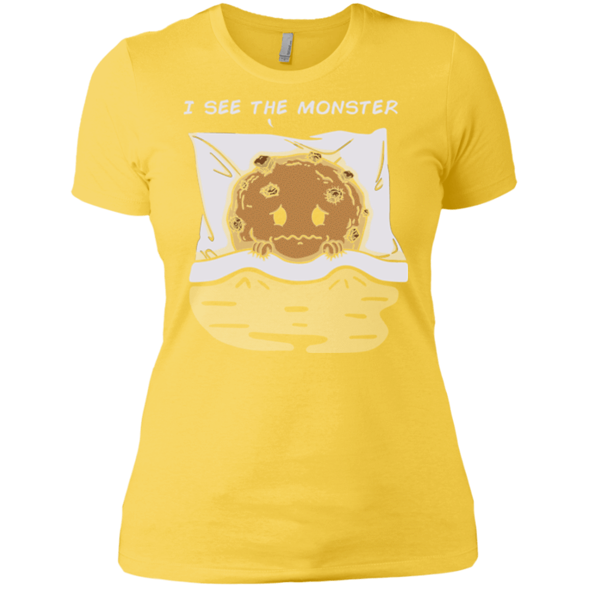 T-Shirts Vibrant Yellow / X-Small I see the monster Women's Premium T-Shirt