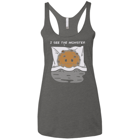 T-Shirts Premium Heather / X-Small I see the monster Women's Triblend Racerback Tank