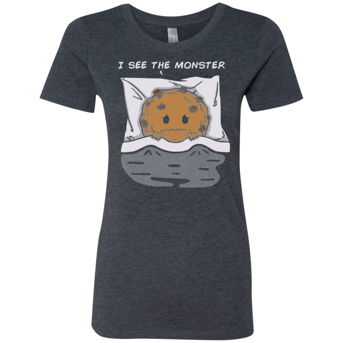T-Shirts Vintage Navy / Small I see the monster Women's Triblend T-Shirt