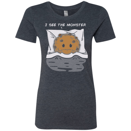 T-Shirts Vintage Navy / Small I see the monster Women's Triblend T-Shirt