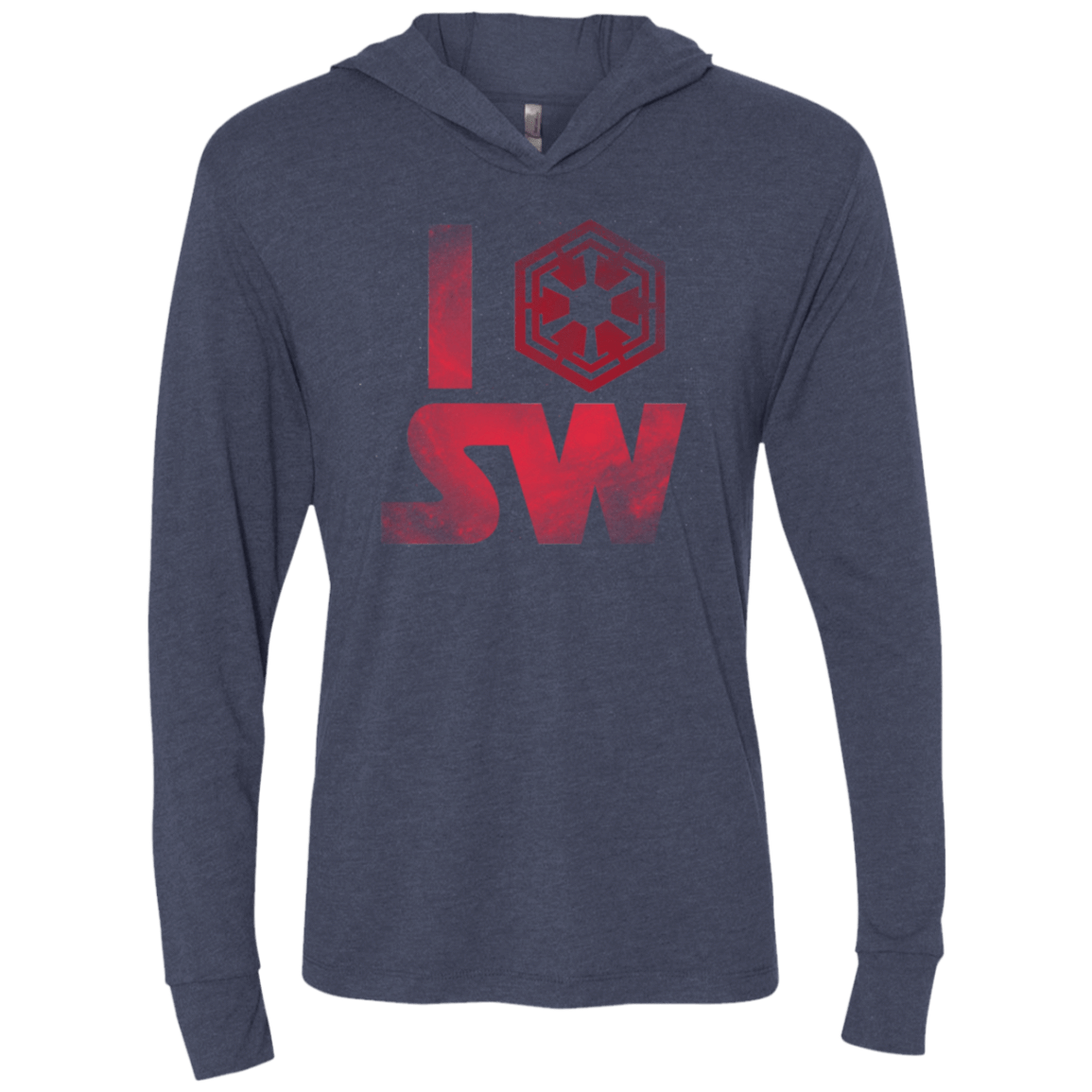 T-Shirts Vintage Navy / X-Small I Sith SW Triblend Long Sleeve Hoodie Tee