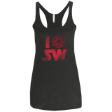 T-Shirts Vintage Black / X-Small I Sith SW Women's Triblend Racerback Tank