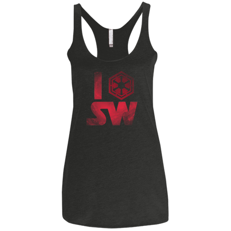 T-Shirts Vintage Black / X-Small I Sith SW Women's Triblend Racerback Tank