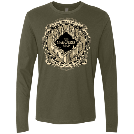 T-Shirts Military Green / Small I Solemnly Swear Men's Premium Long Sleeve