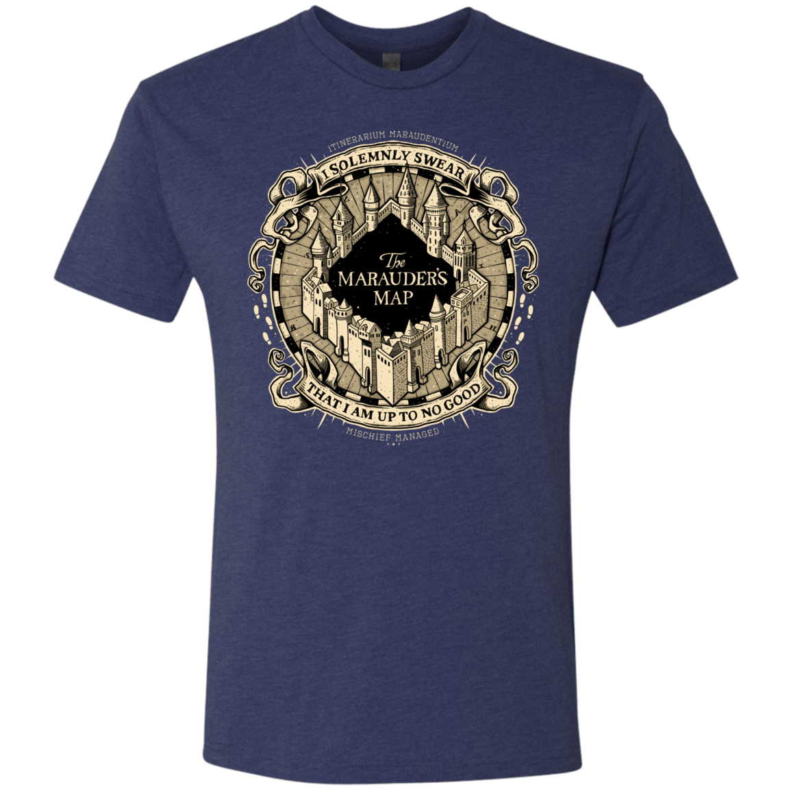 T-Shirts Vintage Navy / Small I Solemnly Swear Men's Triblend T-Shirt