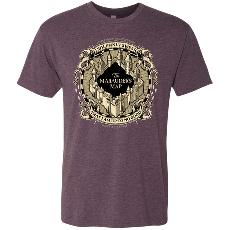 T-Shirts Vintage Purple / Small I Solemnly Swear Men's Triblend T-Shirt