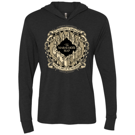 T-Shirts Vintage Black / X-Small I Solemnly Swear Triblend Long Sleeve Hoodie Tee