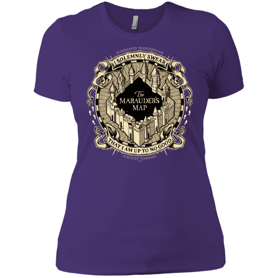 T-Shirts Purple Rush/ / X-Small I Solemnly Swear Women's Premium T-Shirt