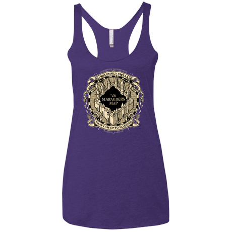 T-Shirts Purple Rush / X-Small I Solemnly Swear Women's Triblend Racerback Tank