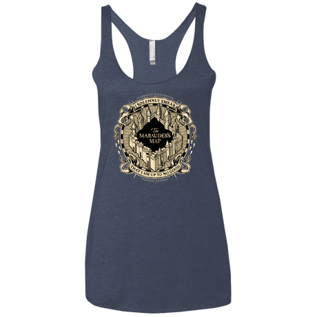 T-Shirts Vintage Navy / X-Small I Solemnly Swear Women's Triblend Racerback Tank