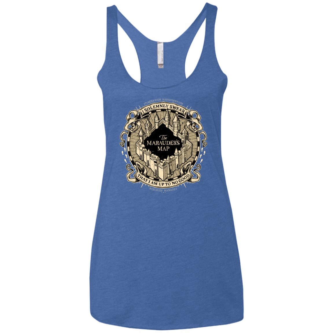T-Shirts Vintage Royal / X-Small I Solemnly Swear Women's Triblend Racerback Tank