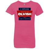 T-Shirts Hot Pink / YXS I speak elvish Girls Premium T-Shirt