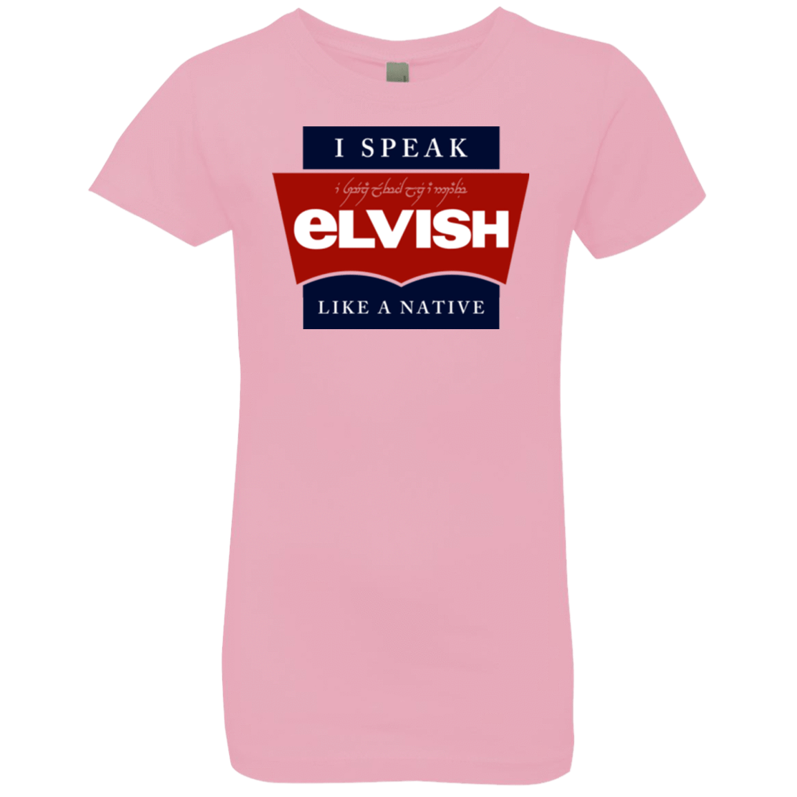 T-Shirts Light Pink / YXS I speak elvish Girls Premium T-Shirt