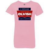 T-Shirts Light Pink / YXS I speak elvish Girls Premium T-Shirt