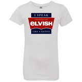 T-Shirts White / YXS I speak elvish Girls Premium T-Shirt