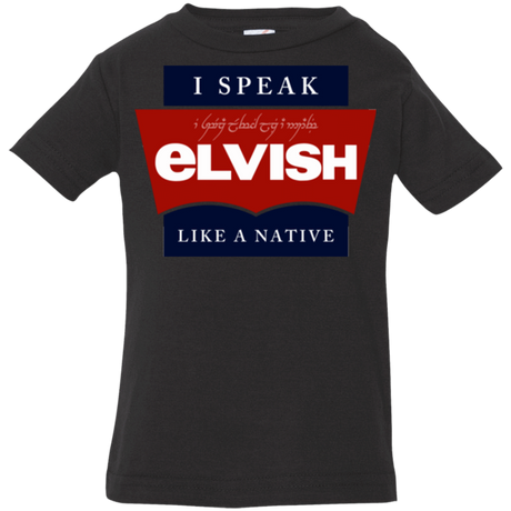 T-Shirts Black / 6 Months I speak elvish Infant PremiumT-Shirt