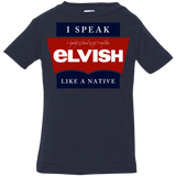 T-Shirts Navy / 6 Months I speak elvish Infant PremiumT-Shirt