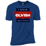T-Shirts Royal / X-Small I speak elvish Men's Premium T-Shirt