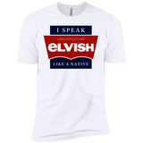 T-Shirts White / X-Small I speak elvish Men's Premium T-Shirt