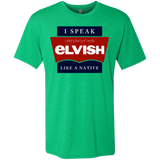 T-Shirts Envy / Small I speak elvish Men's Triblend T-Shirt