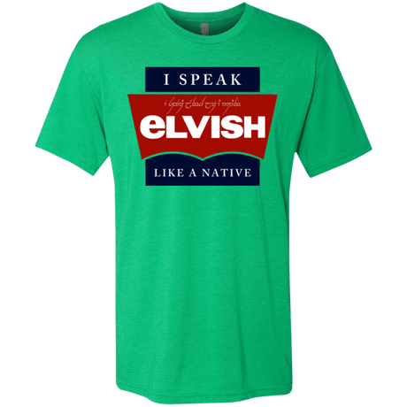 T-Shirts Envy / Small I speak elvish Men's Triblend T-Shirt