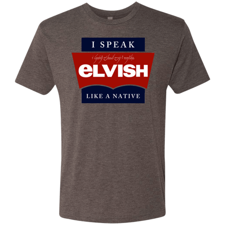 T-Shirts Macchiato / Small I speak elvish Men's Triblend T-Shirt