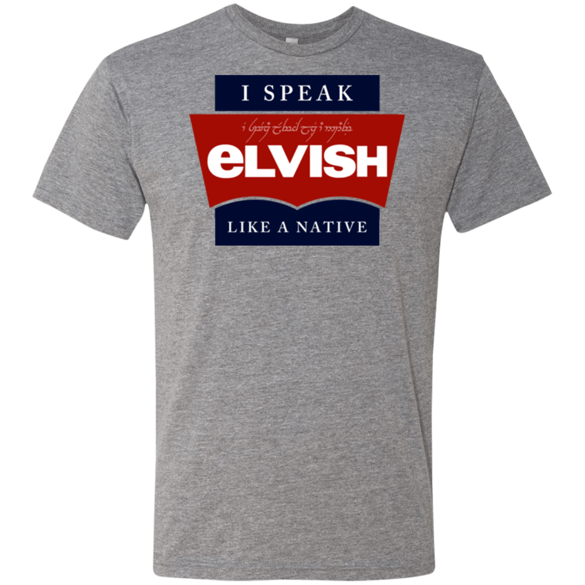 T-Shirts Premium Heather / Small I speak elvish Men's Triblend T-Shirt