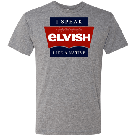 T-Shirts Premium Heather / Small I speak elvish Men's Triblend T-Shirt