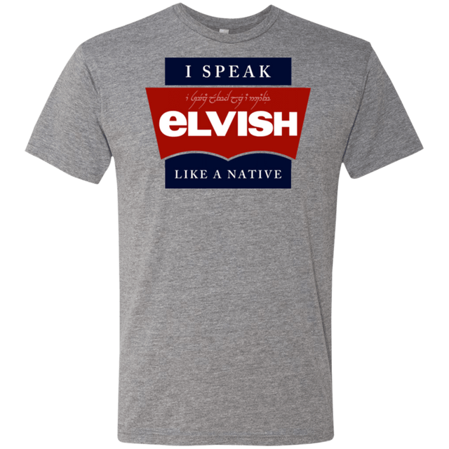 T-Shirts Premium Heather / Small I speak elvish Men's Triblend T-Shirt