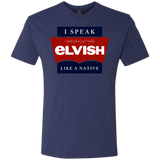 T-Shirts Vintage Navy / Small I speak elvish Men's Triblend T-Shirt