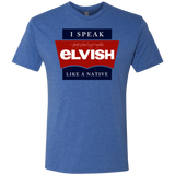 T-Shirts Vintage Royal / Small I speak elvish Men's Triblend T-Shirt