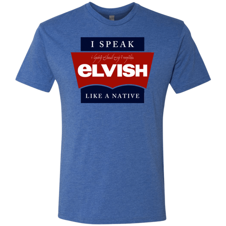 T-Shirts Vintage Royal / Small I speak elvish Men's Triblend T-Shirt
