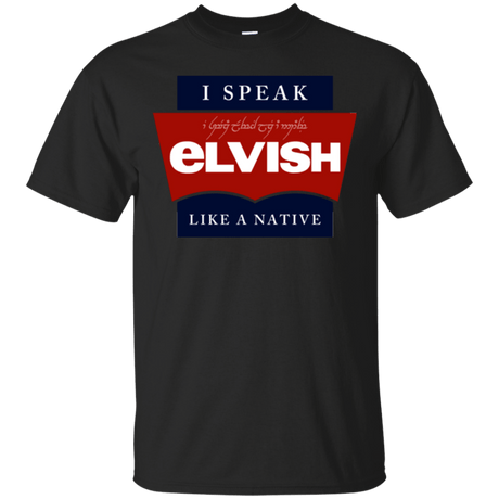 T-Shirts Black / Small I speak elvish T-Shirt