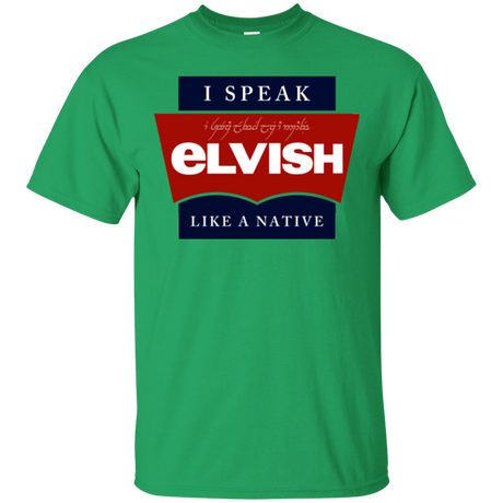 T-Shirts Irish Green / Small I speak elvish T-Shirt