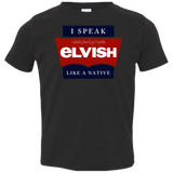 T-Shirts Black / 2T I speak elvish Toddler Premium T-Shirt