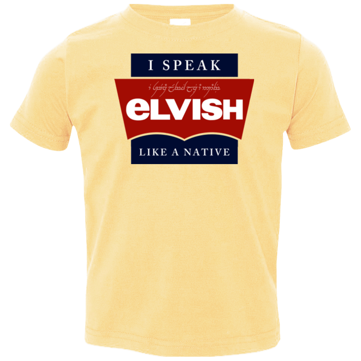 T-Shirts Butter / 2T I speak elvish Toddler Premium T-Shirt