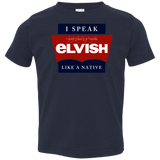 T-Shirts Navy / 2T I speak elvish Toddler Premium T-Shirt