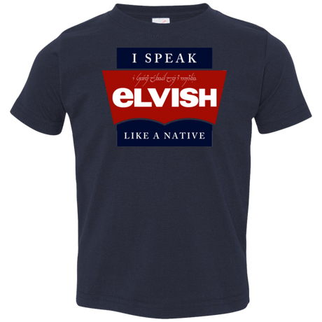 T-Shirts Navy / 2T I speak elvish Toddler Premium T-Shirt