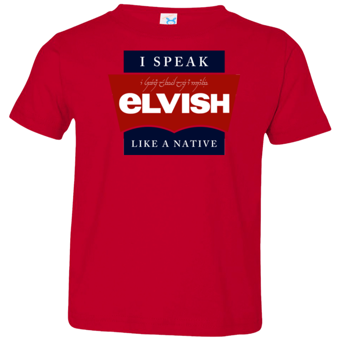 T-Shirts Red / 2T I speak elvish Toddler Premium T-Shirt
